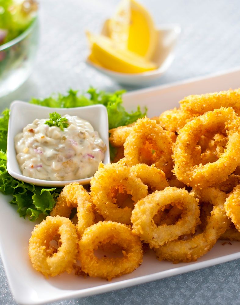 Crumbed Arrow Squid Rings 